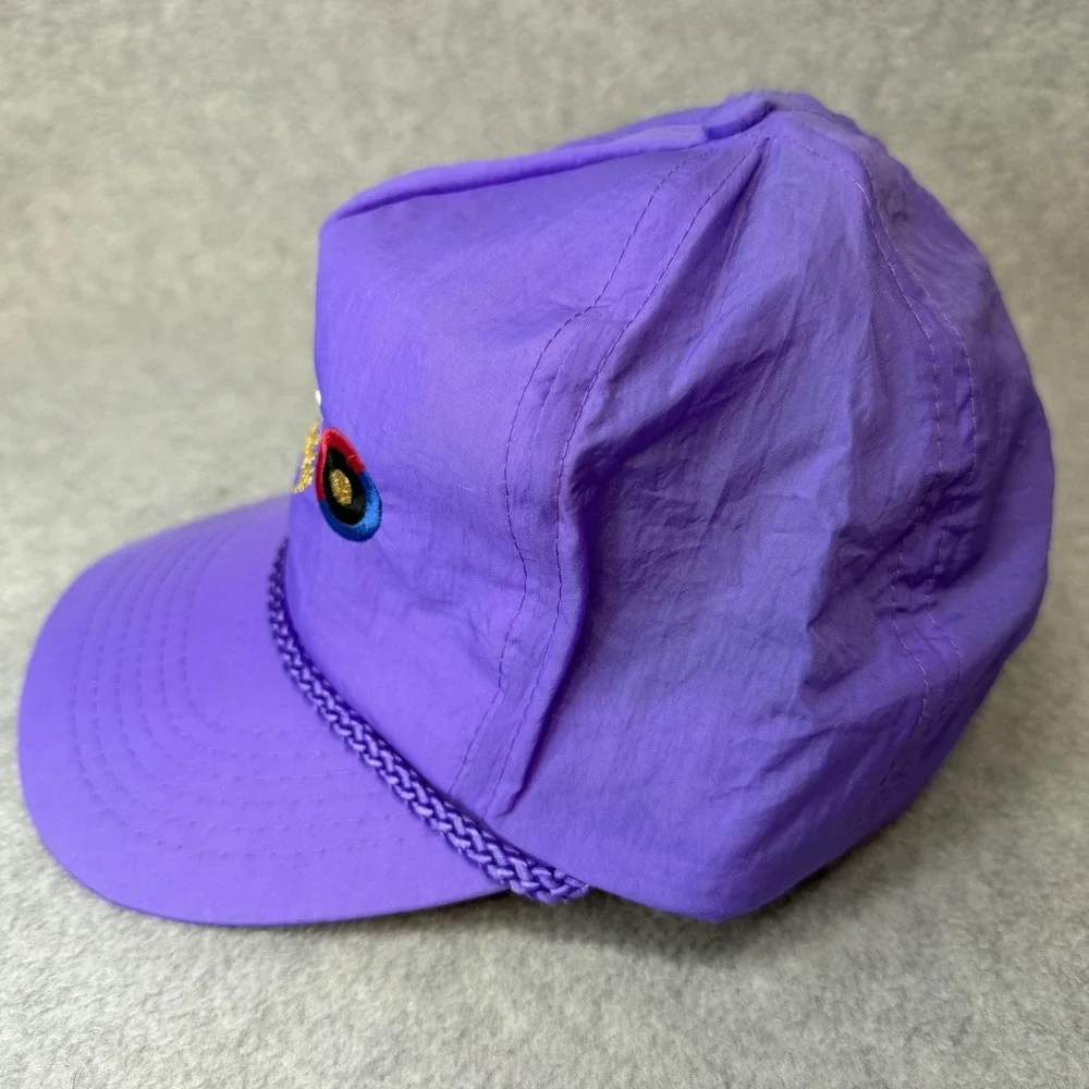 Gold‎ Medal Hat Cap Snap Back Mens One Size Purple Vantage Championship Rope